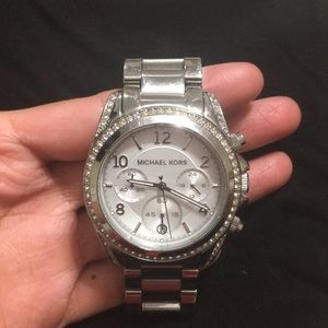 Silver Michael Kors Blair watch